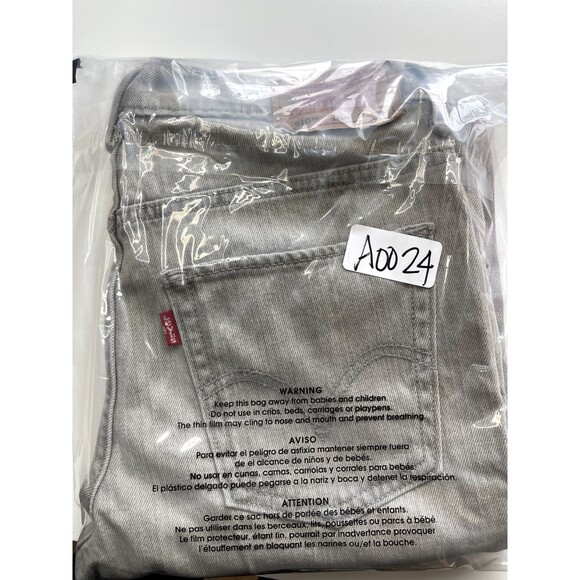 Levis 510 Skinny‎ Jeans Boys Size 18 Regular 29 X 29 Gray Wash Denim EUC - Picture 7 of 7